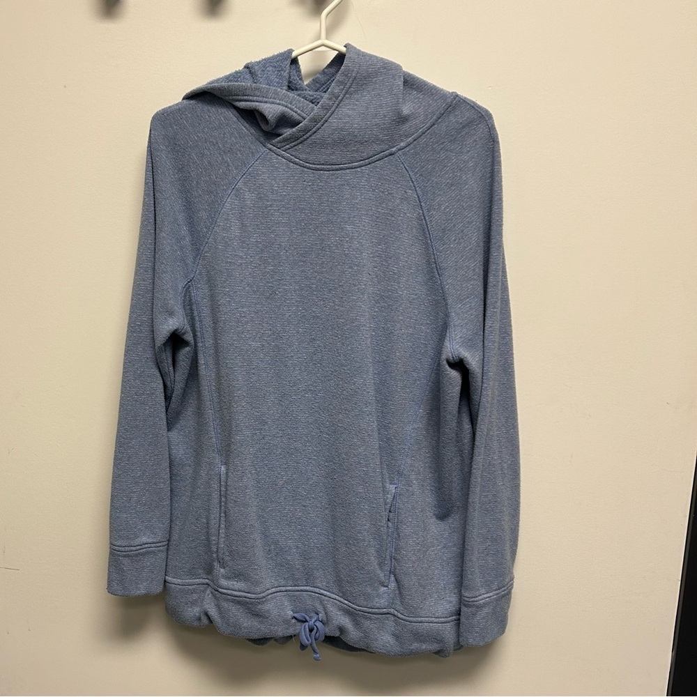 Joe Fresh long sweatshirt hoodie in blue, Size XL